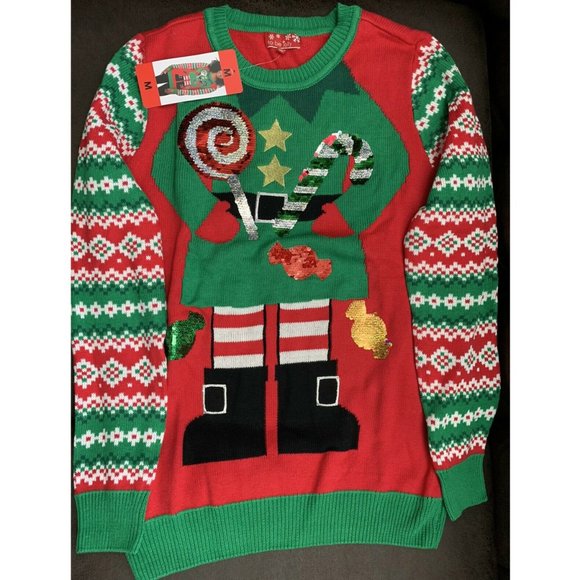 Jolly to Be Ladies' Long Sleeve Crewneck Holiday - Picture 6 of 17